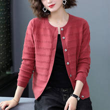 Suéter feminino manga comprida, blusão feminino curto casual g93 2024 - compre barato