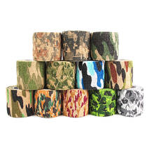 12 Colors Camouflage Tape 5cmx4.5m Army Camo Outdoor Hunting Shooting Tool Camouflage Stealth Tape Waterproof Wrap Durable 2019 2024 - buy cheap