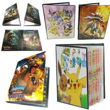 Takara-álbum de cartas Pokemon 160 240 324 Pikachu, juego de mesa, juguetes PTCG, accesorios, libro de colección de tarjetas para niños 2024 - compra barato