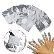 100Pcs With 50Pcs Aluminium Foil Remover Wraps with Acetone Nail Art Soak Off Acrylic Gel Nail Polish Removal Wraps Cleaner Easy 2024 - buy cheap
