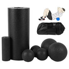 5pcs Yoga Massage Roller & Fitness Ball Foam Roller Set for Back Pain Self-Myofascial Treatment Pilates Muscle Release Exercises 2024 - buy cheap