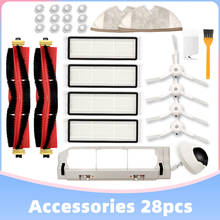 Paquete de cepillos principales con filtro HEPA desmontable para Xiaomi Roborock, Kits de repuesto de tela para fregado, S6, S60, S65, S5, T6, S55, E25, E35 2024 - compra barato