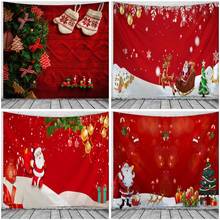 Christmas Tapestry Christmas Pattern Tapzi Wall Hanging For Home Decoration Living Room Bedroom Wall Art Large size 2024 - buy cheap