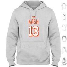 Nash 13 reminiscência hoodies manga longa dan majerle phx phoenix sol arizona basquete retrocesso retro vintage 2024 - compre barato