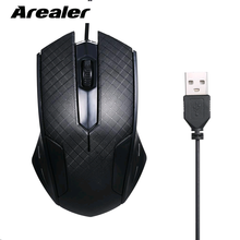 Arealer-mouse ótico com fio usb 1600 dpi, 3 botões, com 1.1m de comprimento, para jogos, computadores, notebooks 2024 - compre barato