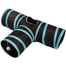 Pet Cat Tunnel - Interactive  Tunnel Cat Toy, Collapsible 3 Way Toy Pet Toy Tube Fun For Rabbits, Kittens, Cats, And Dogs 2024 - buy cheap