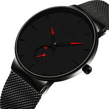 Mens Watches READEEL Top Brand Luxury Quartz Watch Men Fashion Casual Slim Mesh Steel Waterproof Sport Watch Relogio Masculino 2024 - buy cheap