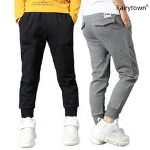 Boys Jogger Pants Basic Active Athletic Sweatpants Pockets for Youth Boys Kids Spring Autumn Baby Clothes Toddler Trousers 8 12 2024 - buy cheap