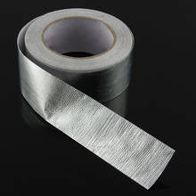 Aluminum Foil Heat Shield Self Tape Heat Tape Roll Silver for Pipe Repairing 2024 - buy cheap