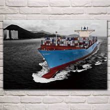 Carteles fanart náuticos de transporte marítimo en el extranjero, imagen para pared, decoración del hogar, sala de estar, dormitorio, KM529 2024 - compra barato