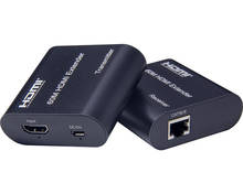 60M HDMI Extender Transceiver,Sender/Receiver Over Single cat 5E/6,60m1080P Transceiver Free Shipping 2024 - buy cheap