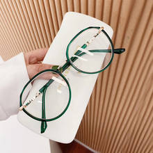 Blue Light Blocking Glasses Optical Glasses Frame Women Men Anti Blue Light Glasses Round Reading Glasses 2024 - buy cheap