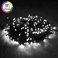 Coversage Christmas Tree 100M Led String Garland Fairy Light Black Line Chain Home Garden Party Outdoor Holiday Decoration 2024 - buy cheap