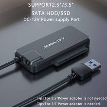 Acasis SATA в USB адаптер USB 3,0 Sata 3 кабель конвертер для 2,5 3,5 HDD SSD жесткий диск Sata в USB адаптер 2024 - купить недорого