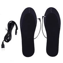Unisex Winter Warmer Foot USB Charging Electric Heated Insoles For Shoes Heating Insole Boots Cuttable Rechargeable Heater Pads 2024 - buy cheap