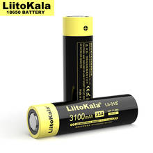 LiitoKala-Batería de iones de litio para cigarrillo electrónico, pila de iones de litio para linterna LED, potencia de 18650, 3,7 V, 3100mA, 35A, Lii-31S, 8-40 unidades 2024 - compra barato