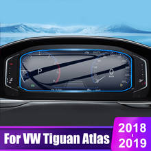 Car Dashboard Monitor Film For Volkswagen VW Tiguan Atlas 2018 2019 2020 Tempered Glass Screen Protector Sticker Accessories 2024 - buy cheap