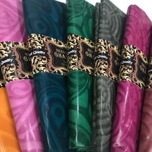 Tela Bazin Riche africana, tejido de encaje, 100% algodón, diseño brillante, 5 yardas/unidad, 2019 2024 - compra barato