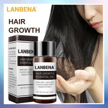 LANBENA Сыворотка для роста волос эфирное масло быстро мощная эссенция для роста волос предотвращает выпадение волос чистая смазка для кожи головы натуральный Уход за волосами 2024 - купить недорого