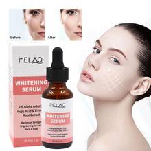 MELAO Skin Whitening Serum Organic 2% Alpha Arbutin Moisturizing Acid Essence Whitening Lightening Kojic Serum Brightening N1D3 2024 - buy cheap