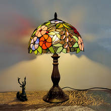 WOERFU-lámpara de mesa con forma de uva, Base de aleación creativa, Retro, E27, 30cm 2024 - compra barato
