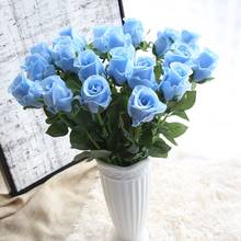 5pcs 48cm Artificial Rose Flower Fake Rose Bouquet Home Decoration Flower Indoor Floral Ornament For Wedding Decoration 2024 - buy cheap