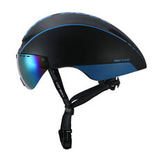 AERO-R1 шлем для велосипеда, пневматический шлем для езды на велосипеде, многоцветная линза, Casco De Bicicleta 2024 - купить недорого