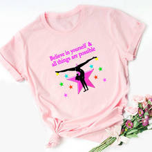 Roupas femininas 2021 tshirt feminino esportes ginástica amantes da arte casual camisola de verão t camisa femme estético vestuário topos 2024 - compre barato