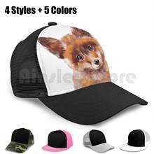 Gorra de béisbol con malla ajustable para niños, gorro de béisbol con diseño de zorro y animales, estilo Hip Hop, Adorable, ideal para guardería 2024 - compra barato