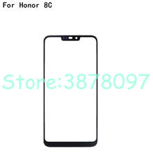 High Quality Front Glass Touch Screen For Huawei Honor 8C Front Touch Panel LCD Display Out Glass Cover Lens 2024 - buy cheap