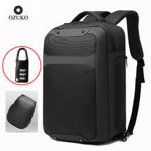 OZUKO Multifunction Anti theft Men Large Capacity Waterproof Backpacks USB Charge Travel Male 15.6 inch Laptop Backpack Mochila 2024 - buy cheap
