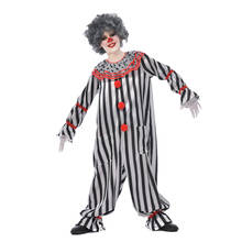 Snailify children funny circus clown stage cosplay fancy dress halloween costume for kids boys jumpsuit festival party outfit 2024 - buy cheap