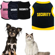 Cão colete roupas preto elástico colete filhote de cachorro camiseta acessórios do casaco vestuário trajes para cães gatos t-shirts animal estimação suppli 2024 - compre barato