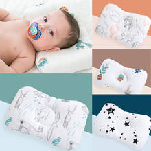 Baby Cotton Stereotype Pillow Anti Roll Prevent Flat Head Pillow  Newborn Sleep Nursing Cartoon Aid Baby Neck Protection Pillows 2024 - buy cheap