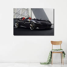 Monza SP2 Super Car Poster Canvas Paintings Wall Art Cloth Fabric Prints for Living Room Home Decor 2024 - buy cheap