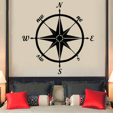 ART Compass Wall Stickers For Home Decal For Car Decal Living Room Home Decoration Wall Sticker bedroom decor 2024 - buy cheap