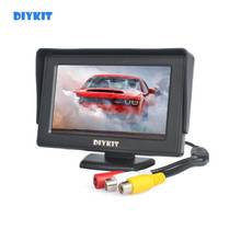 DIYKIT 4.3" Color TFT LCD Car Rear View Monitor Parking Rearview Monitor with 2CH Video Input 2024 - buy cheap