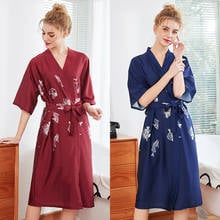 Sleepwear Robe Wedding Bride Bridesmaid Robes Pyjama Robe Female nightwear Bathrobe Nightdress Nightgown 2024 - buy cheap