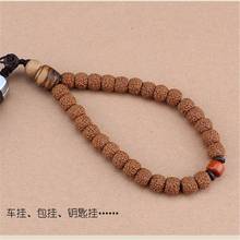 Тибетский буддийский плетеный браслет из хлопчатобумажной нитки счастливые узлы натуральные бусины Бодхи резной амулет ручной работы браслет для мужчин 2024 - купить недорого
