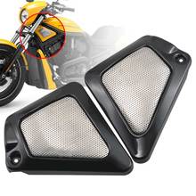 Cubierta de marco lateral de Airbox de motocicleta, Panel negro, cubierta lateral frontal para 02-17 Harley VRSCA VRSCB VRSCD VRSCDX v-rod V Rod Night ROD 2024 - compra barato