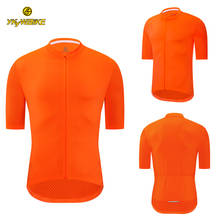 YKYWBIKE fluorescence Orange High Quality Short sleeve cycling jersey pro team aero cut with the latest Seamless process 2024 - buy cheap
