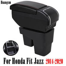 Caja reposabrazos para Honda Fit Jazz 2014-2020 2015 2016 2017 2018 2019 consola central, caja de contenido de almacenamiento, estilo de coche 2024 - compra barato