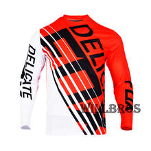 Delicate Fox-Camiseta de manga larga para bicicleta de montaña, Dirtbike, carrera de descenso, DH, MX, ATV 2024 - compra barato