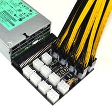 PCI-E 12V 17x 6Pin Power Supply Breakout Board Adapter For HP Server PSU GPU1 2024 - buy cheap