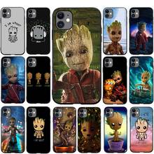 baby groot Silicone Phone Case for iPhone 5 5s 6 6s 7 8 Plus X XS XR XS Max 11 Pro Max SE 2020 12 pro max 12 mini Cover 2024 - купить недорого