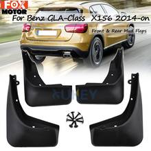 Set Molded Mud Flaps For Benz GLA 180 GLA220 X156 Mudflaps Splash Guards Front Rear Mudguards GLA200 250 2015 2016 2017 2018 2024 - buy cheap