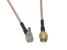 RG316 CRC9 plug pin right angle to RP-SMA Male Jack Straight RF Jumper pigtail Cable 4inch~50M 2024 - buy cheap