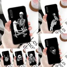 Yinuoda Skeleton Phone Case For Huawei Mate 30 Pro P20 P30 P40 pro lite Y7 Y6 2019 case for Honor 8X 8A 10 20lite 10i 2024 - buy cheap