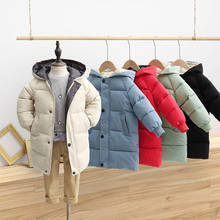 2021 New Autumn Winter Warm Children Clothes Jacket Cotton Thick 3-8 10 12 Years Kids Baby Boys Girls Hooded Down Outerwear Coat 2024 - buy cheap