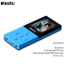 Оригинальный спортивный mp3-плеер RUIZU X18 8G с Bluetooth, диктофон без потерь, FM-радио, Bluetooth 4,0, музыкальный плеер с поддержкой TF-карты 64 гб 2024 - купить недорого